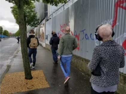 Peace Wall Belfast: